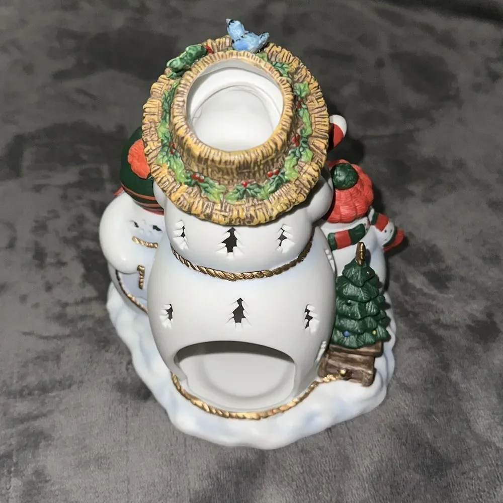 PartyLite P9892 snowman Tealight holiday , Christmas